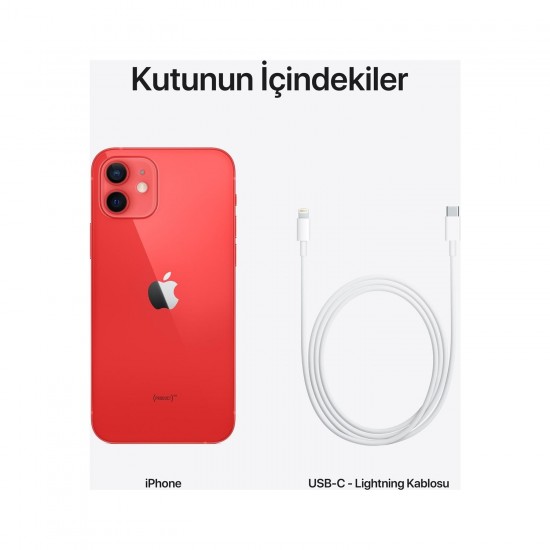 Apple iPhone 12 128 GB Kırmızı (Apple Türkiye Garantili)