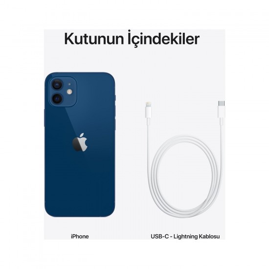 Apple iPhone 12 64 GB - Mavi (Apple Türkiye Garantili)