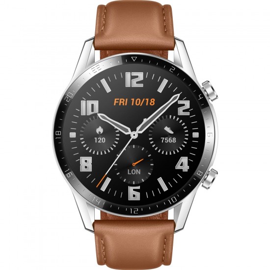 Huawei Watch GT2 46mm Sport Akıllı Saat / Kahverengi (Huawei Türkiye Garantili)