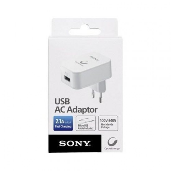 Sony CP-AD2 USB AC Şarj Adaptörü (50 cm Universal Micro USB Kablo ile)