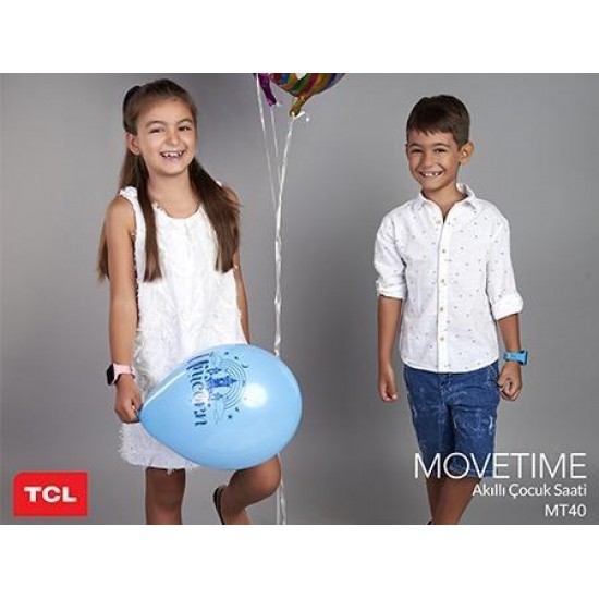 Alcatel TCL MT40X Movetime Family Watch 4G Akıllı Çocuk Saati / Pembe